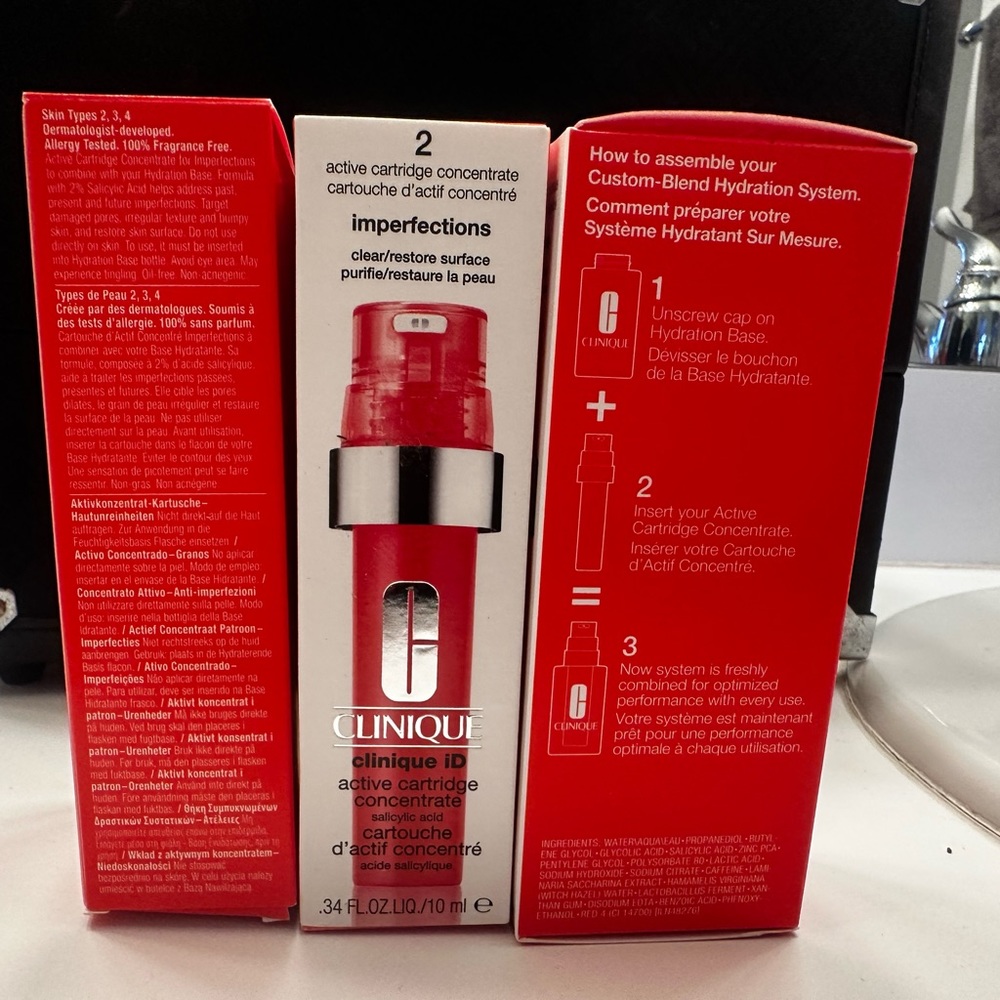 Clinique ID Active Cartidge Concentrate Salicylic Acid 2 Imperfections 0.34 oz